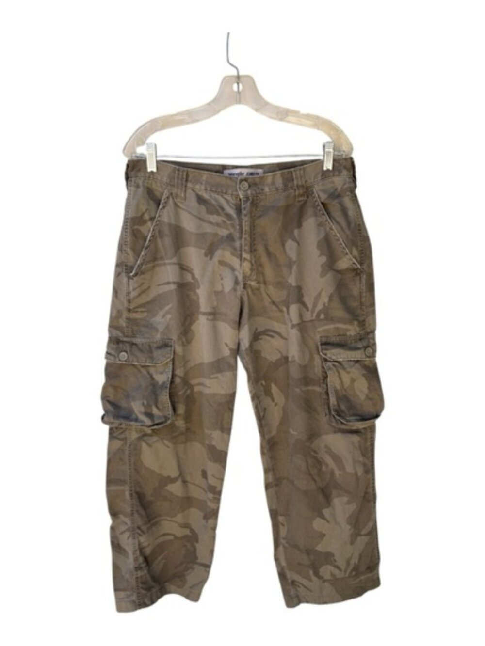 Vintage Wrangler Jeans Co Mens Camo Cargo Pants Size 36 Y2K Skater Grunge Sz 36
